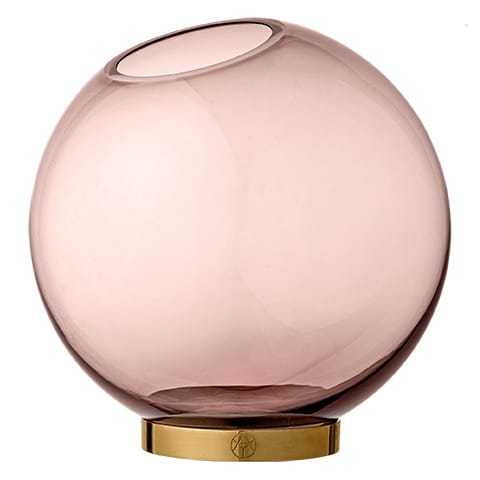 글로브 화병 large - pink-brass - AYTM | 에이와이티엠