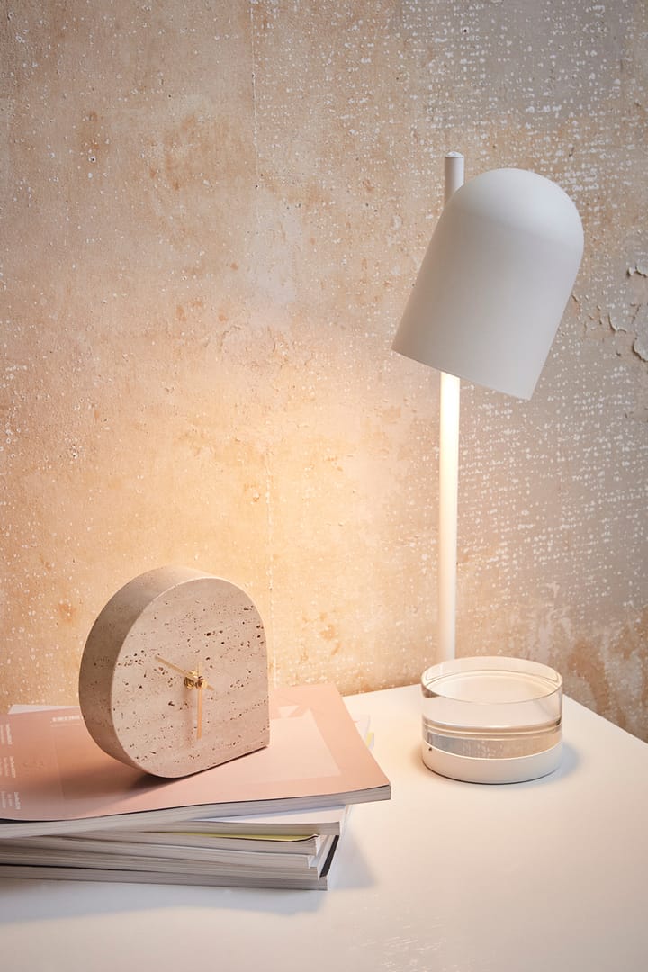 STILLA clock 15.8x16 cm, Travertine AYTM | ��에이와이티엠
