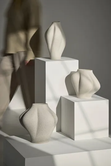 살타레 화병 - Taupe, Ø13.8x30 cm - AYTM | 에이와이티엠