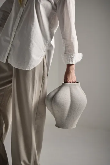 살타레 화병 - Taupe, Ø13.8x30 cm - AYTM | 에이와이티엠