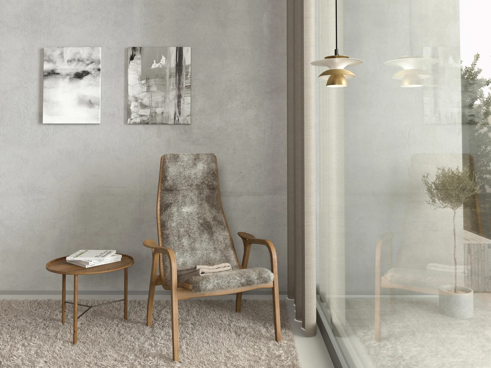 피카소 윈도우 펜던트 조명 Ø18 cm, Antique brass Belid | 벨리드