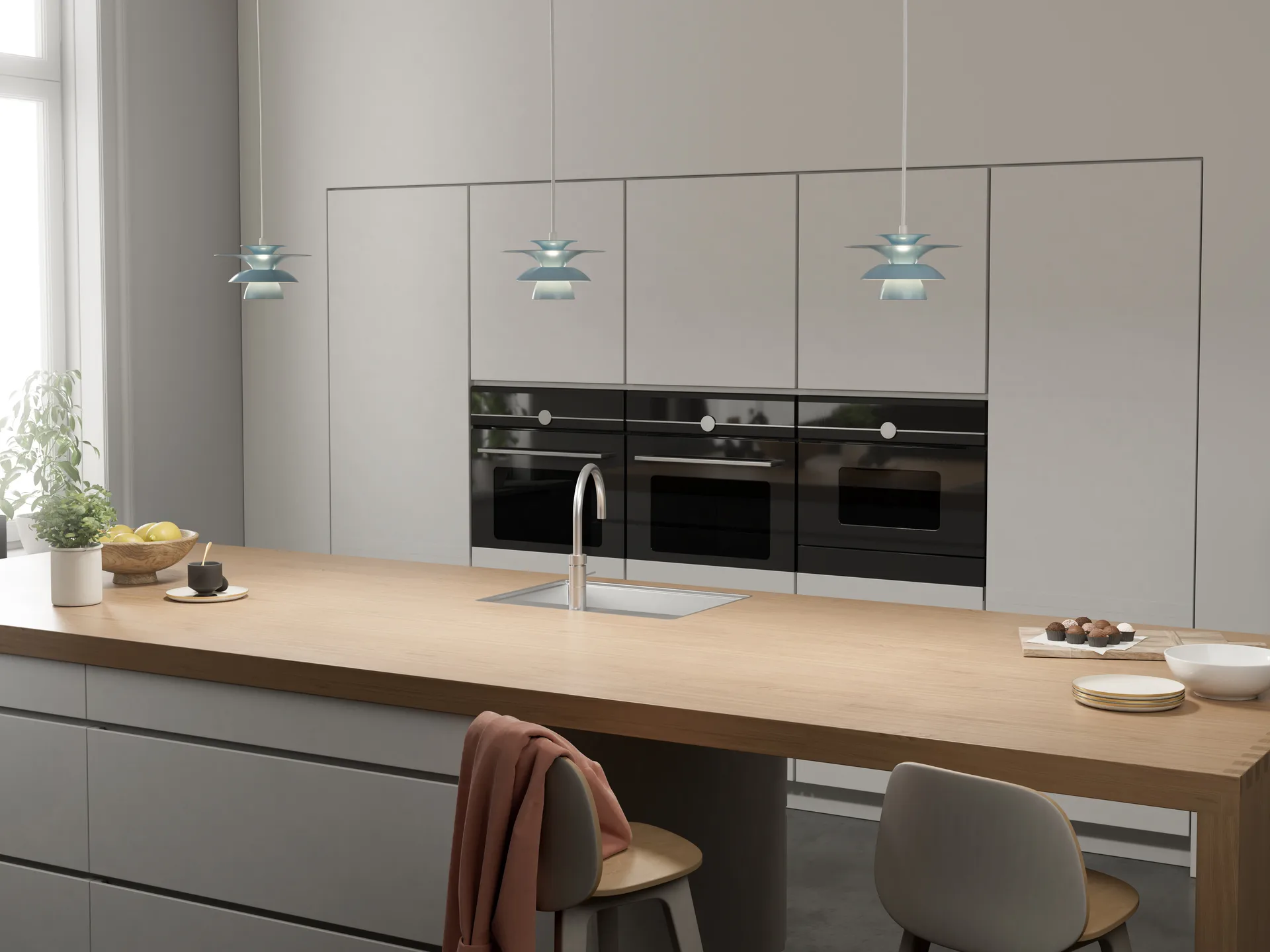 피카소 윈도우 펜던트 조명 Ø18 cm, Ice blue Belid | 벨리드