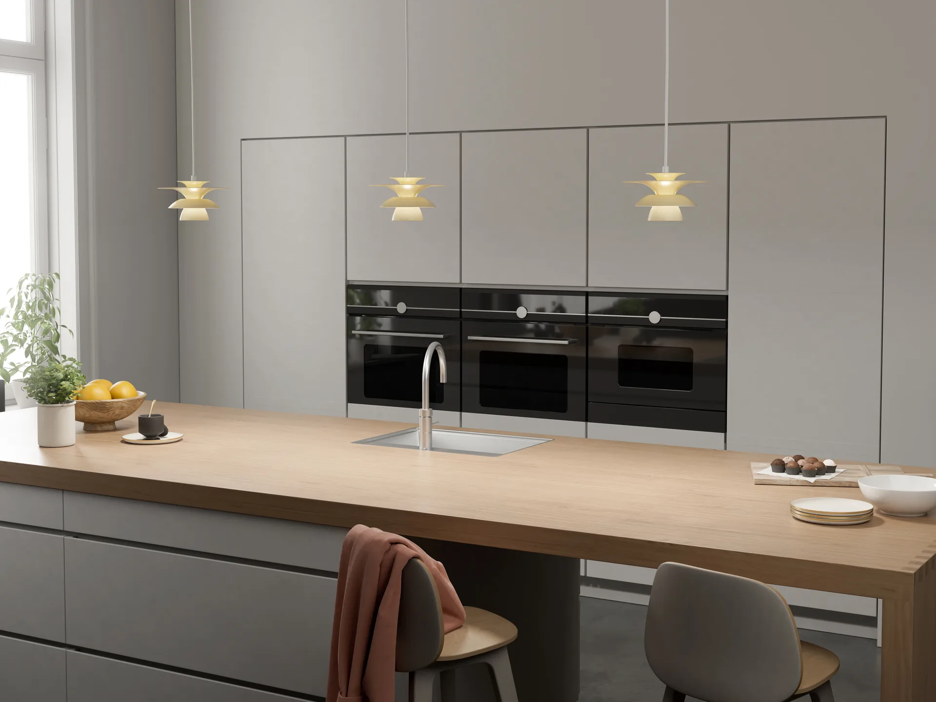 피카소 윈도우 펜던트 조명 Ø18 cm, Light honey Belid | 벨리드