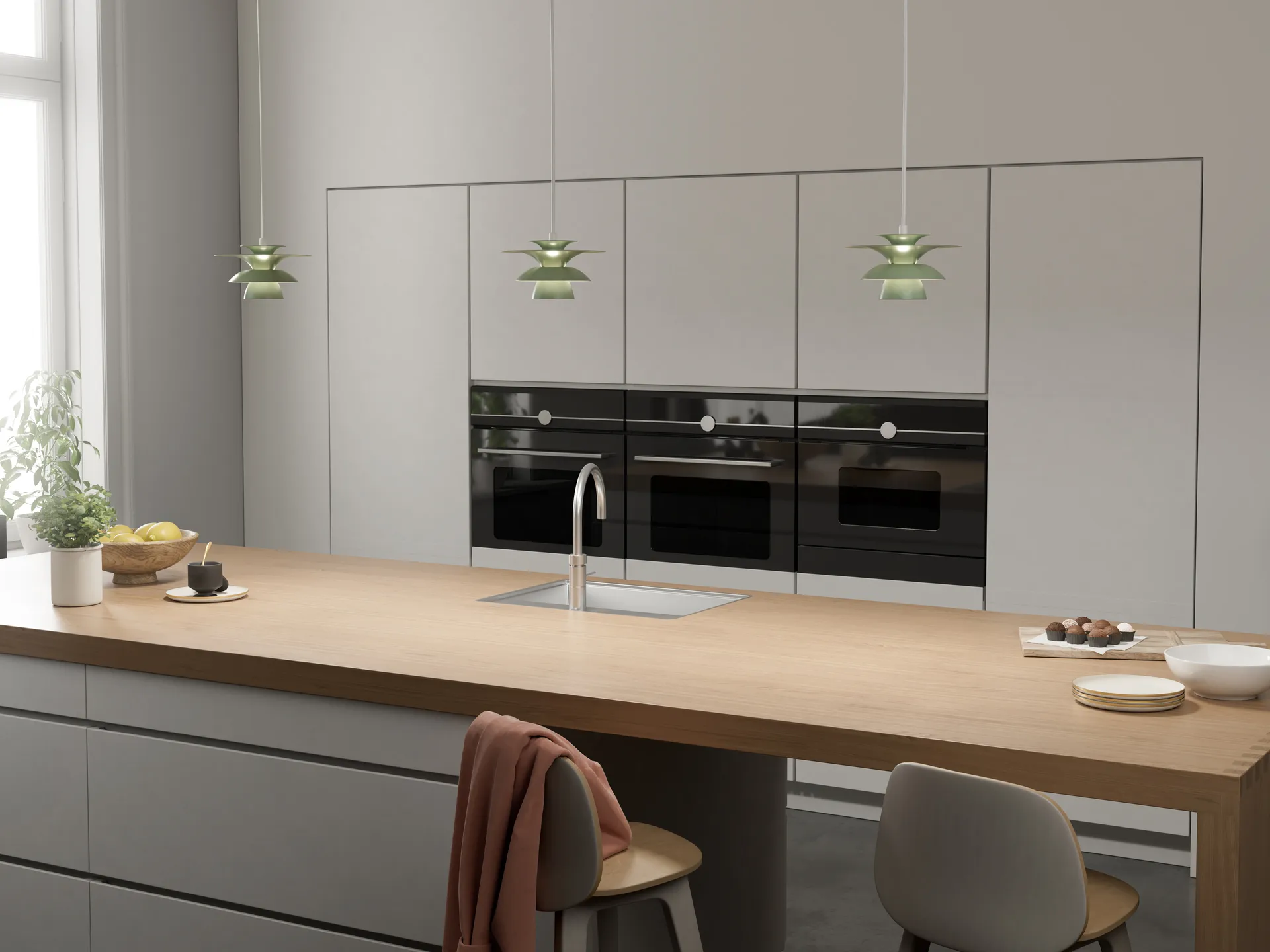 피카소 윈도우 펜던트 조명 Ø18 cm, Soft salvia Belid | 벨리드