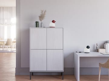 버드 테이블 조명 21.5 cm - Dark red-sand-opal glass - Belid | 벨리드