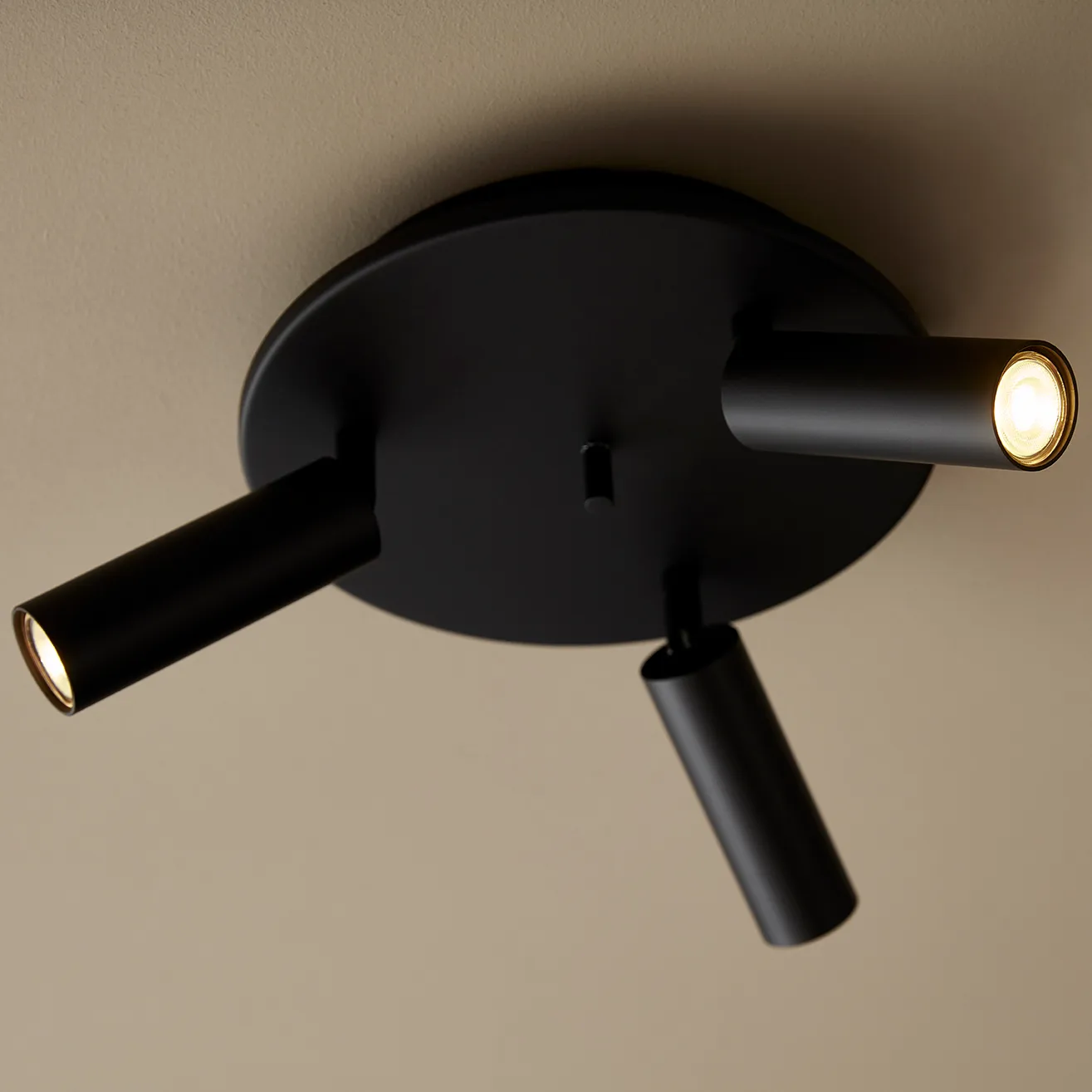 카토 슬림 원형 스포트 라이트 천장 조명 3, matte black Belid | 벨리드