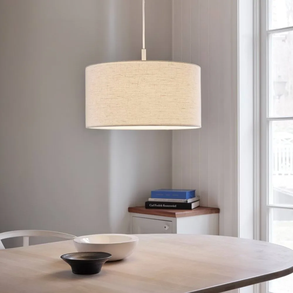 소프트 펜던트 조명 Ø40 cm, 린넨 화이트-샌드, Ø44 cm Belid | 벨리드