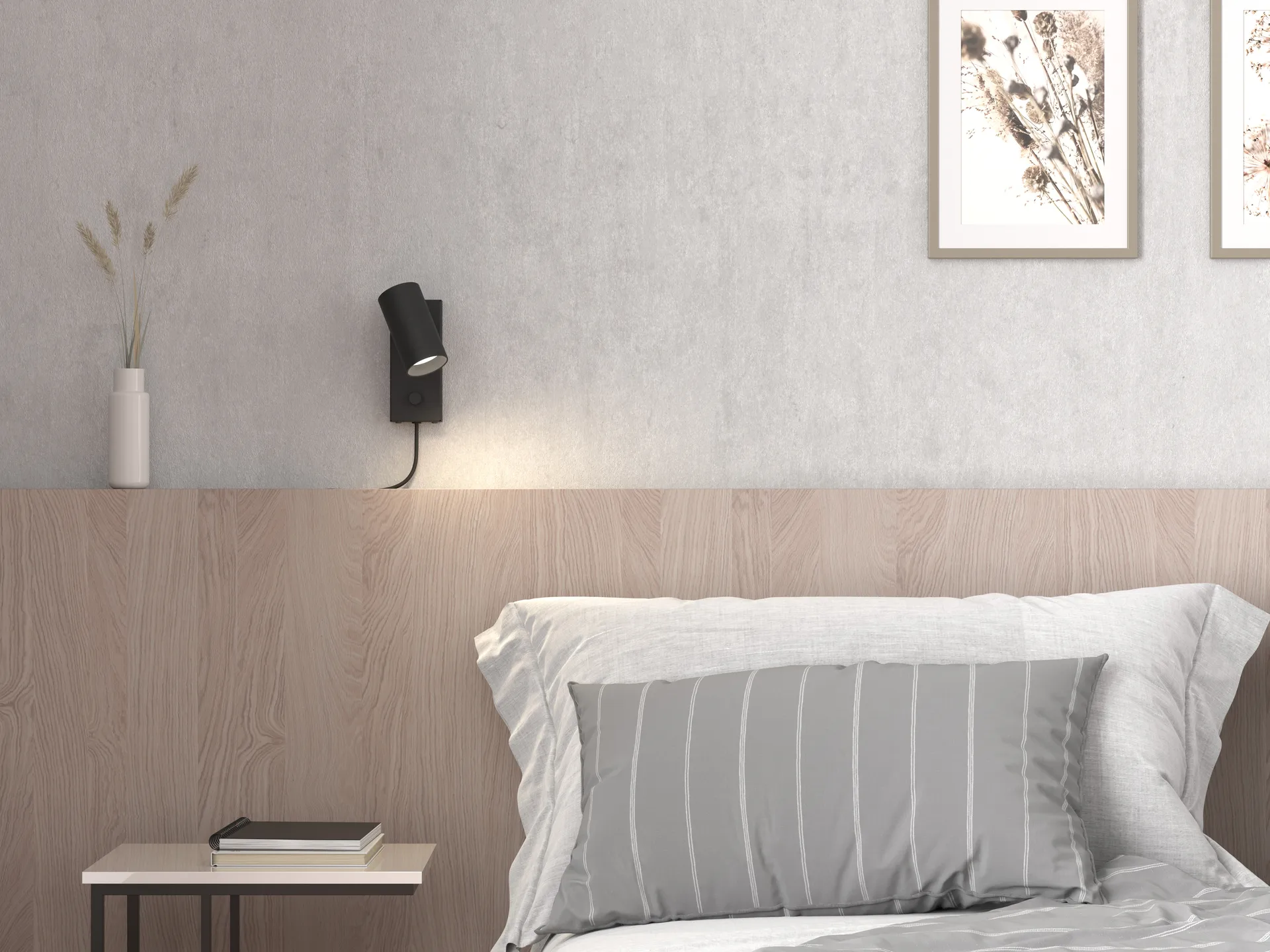 타이슨 벽 조명 Ø5.5 cm, Black structure Belid | 벨리드