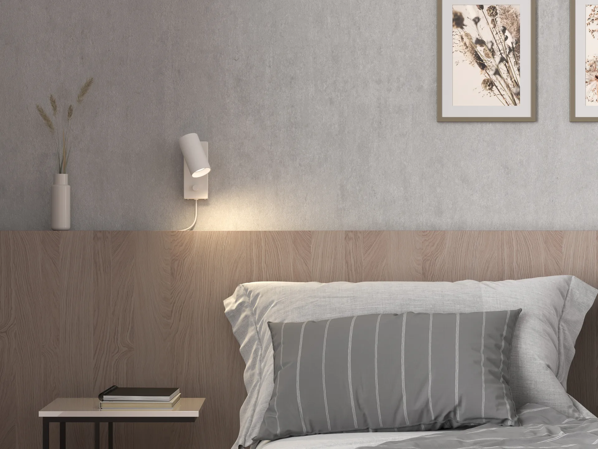 타이슨 벽 조명 Ø5.5 cm, White structure Belid | 벨리드