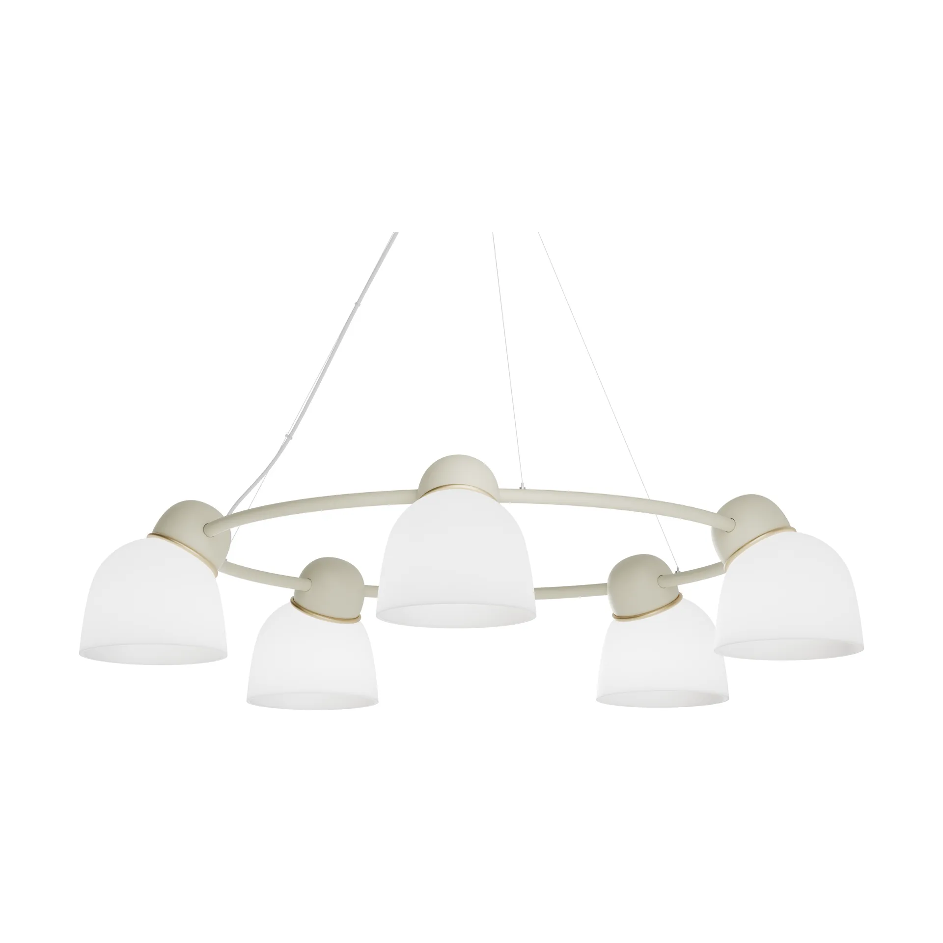 버드 샹들리에 펜던트 조명 Ø95.3 cm, Sand-brass-opal glass Belid | 벨리드