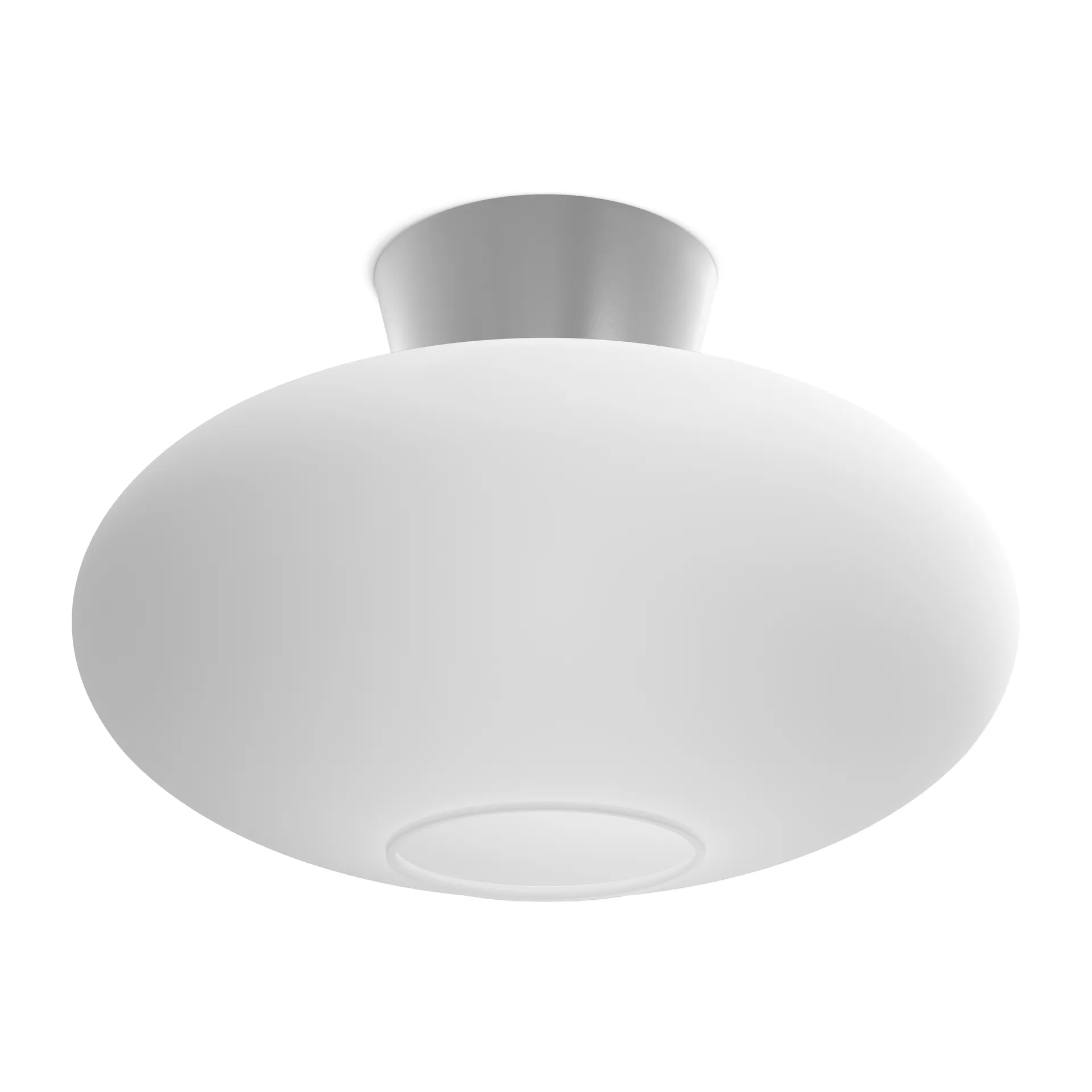 불로 천장 조명 XL 오팔 글라스 Ø38 cm, Aluminium Belid | 벨리드