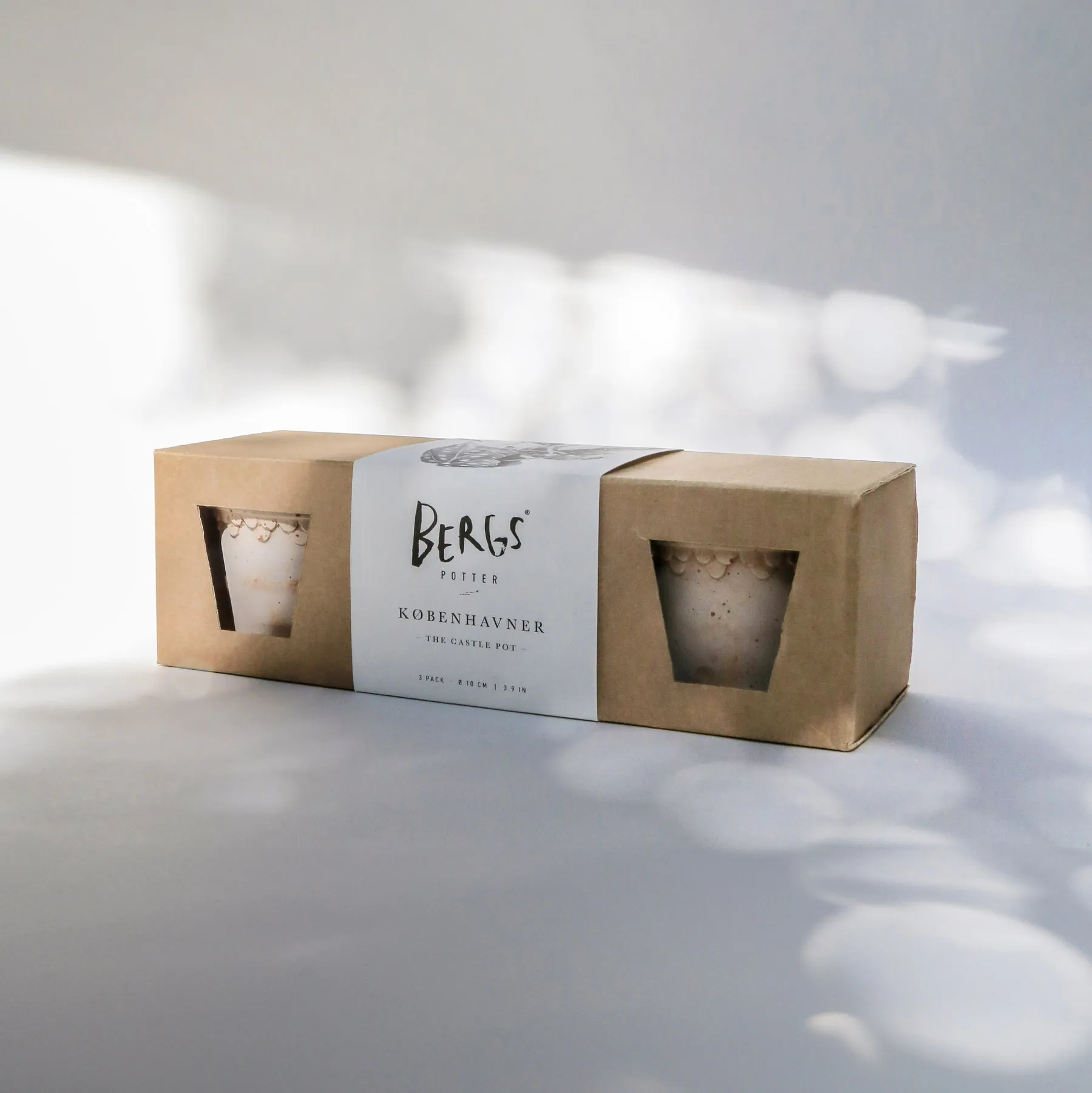 코펜하겐 토분 10 cm 3개 세트, Rosa Bergs Potter | 베르그 포터