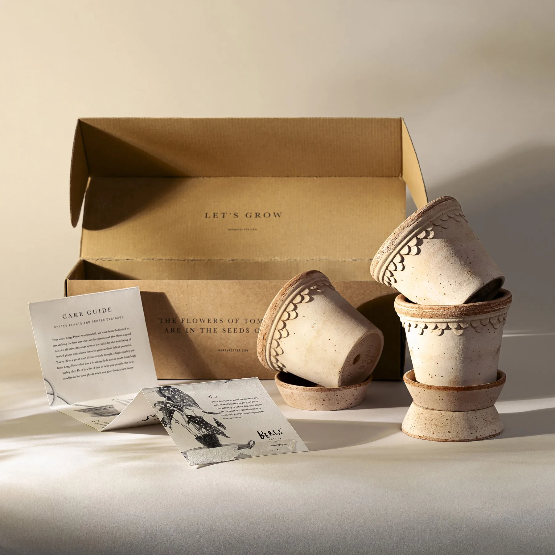 코펜하겐 토분 10 cm 3개 세트, Rosa Bergs Potter | 베르그 포터