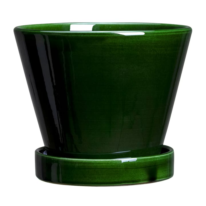 줄리 유광 토분 Ø11 cm - Green emerald - Bergs Potter | 베르그 포터