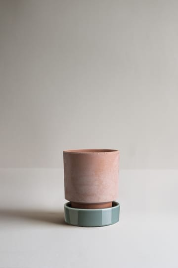 호프 화분 - Ø14 cm, Raw Rosa-Misty Blue - Bergs Potter | 베르그 포터