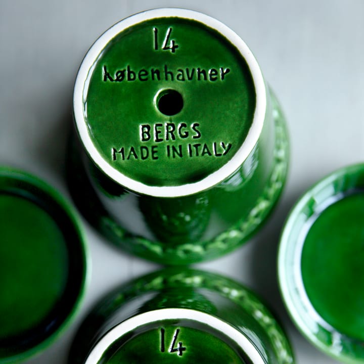 코펜하겐 유광 토분 16 cm, Emerald Green Bergs Potter | 베르그 포터