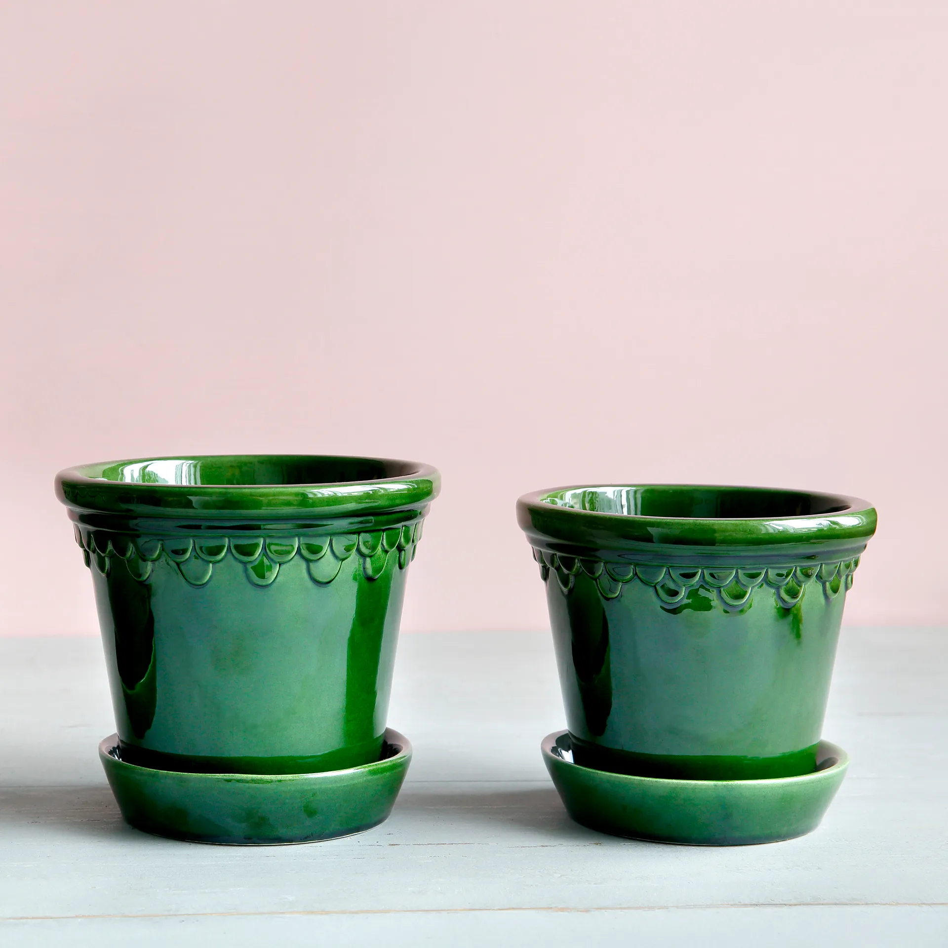 코펜하겐 유광 토분 16 cm, Emerald Green Bergs Potter | 베르그 포터