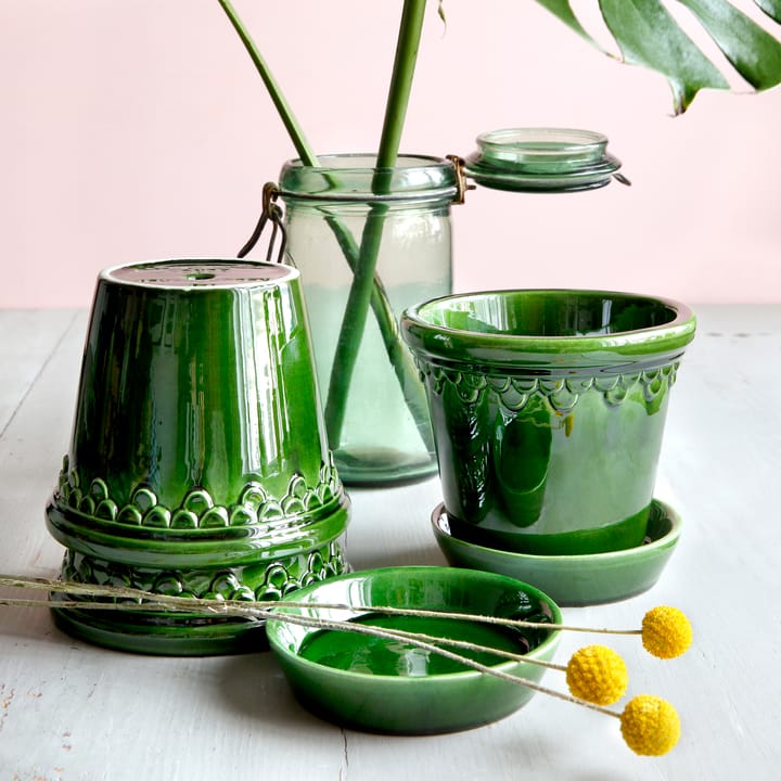 코펜하겐 유광 토분 18 cm, Emerald Green Bergs Potter | 베르그 포터