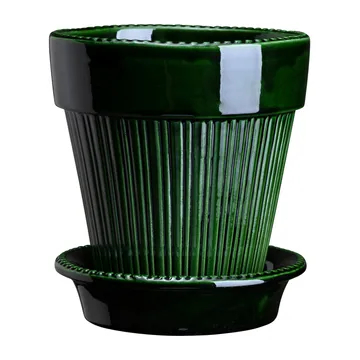 시모나 유광 토분 18 cm - Emerald Green - Bergs Potter | 베르그 포터
