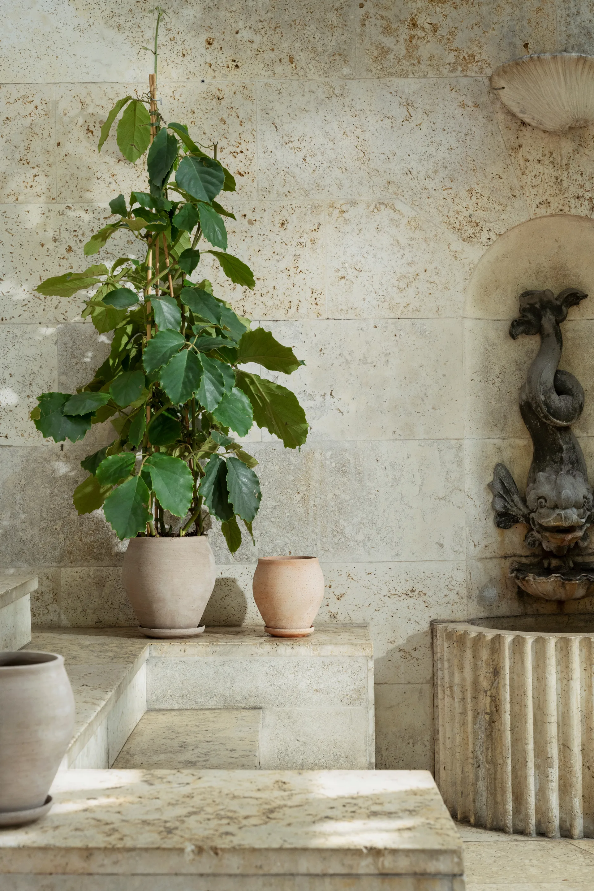 델피 플라워팟(받침 포함) 2개 세트, Grey, Ø22 cm, tall Bergs Potter | 베르그 포터