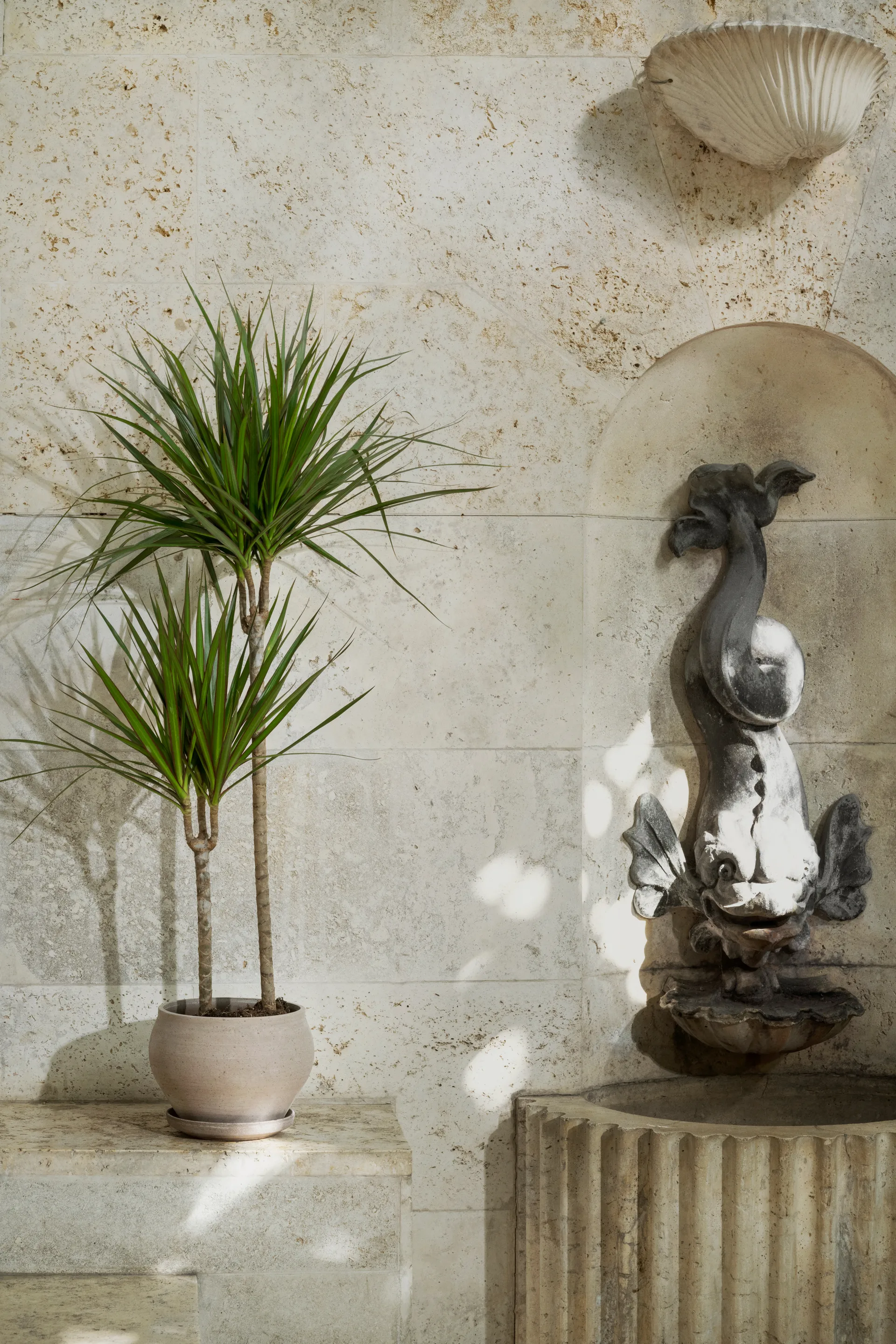 델피 플라워팟(받침 포함) 2개 세트, Grey, Ø24 cm, low Bergs Potter | 베르그 포터