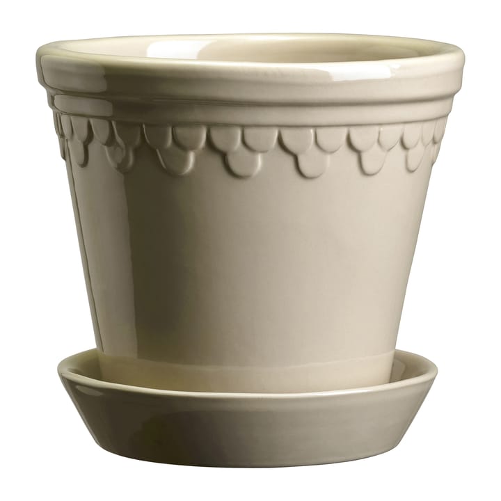 코펜하겐 유광 토분 21 cm - Sandstone - Bergs Potter | 베르그 포터