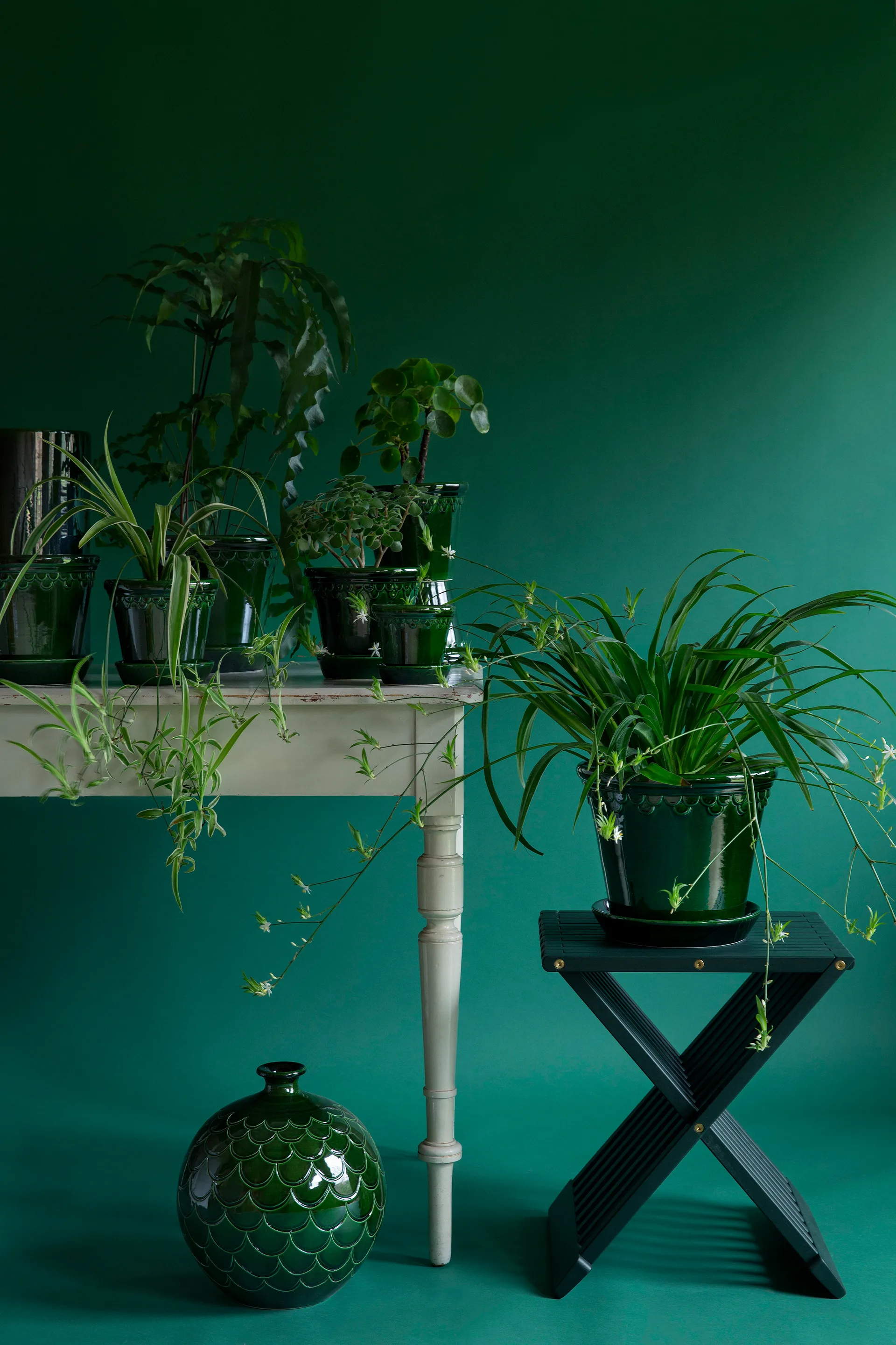 코펜하겐 유광 토분, Emerald Green, Ø12 cm Bergs Potter | 베르그 포터