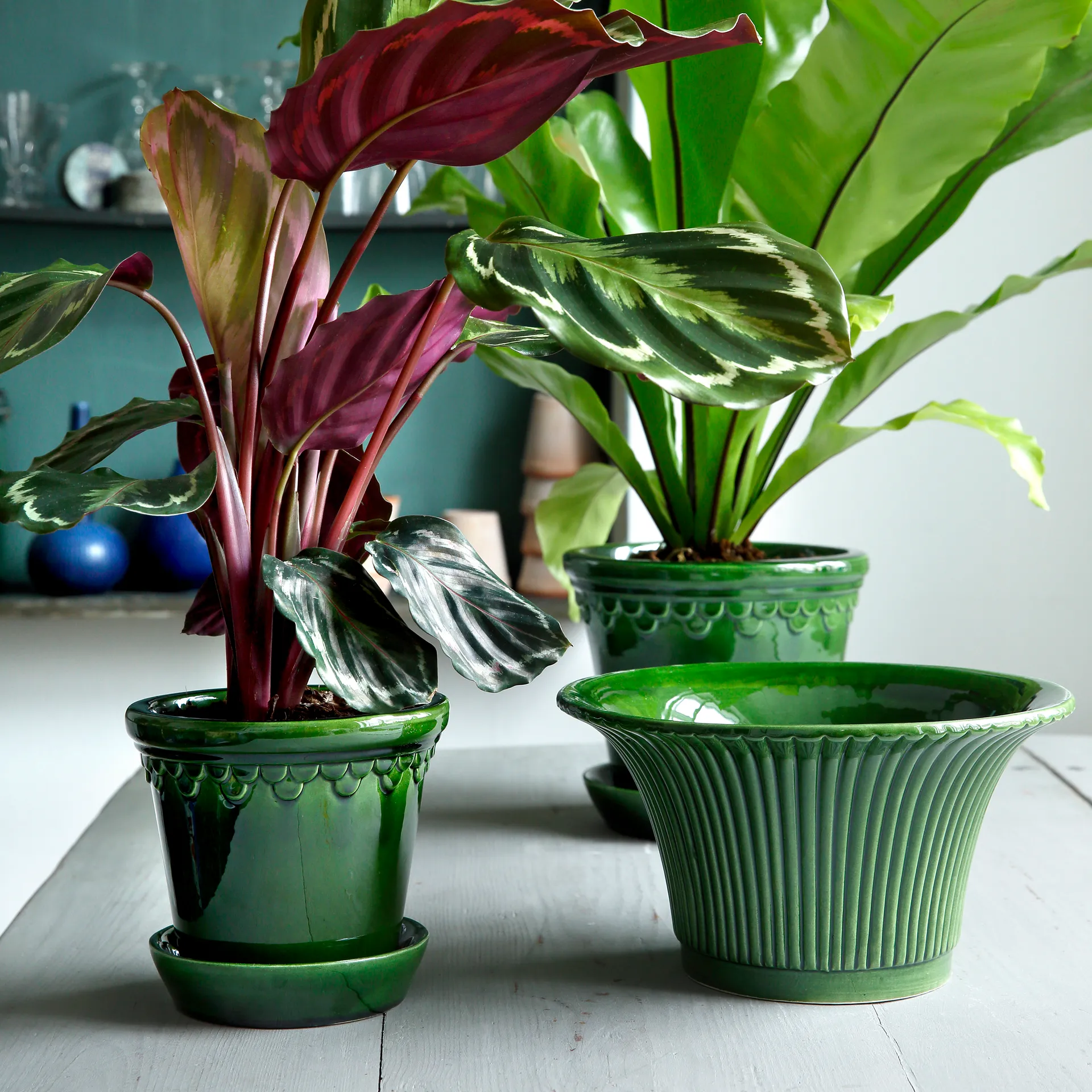 코펜하겐 유광 토분, Emerald Green, Ø16 cm Bergs Potter | 베르그 포터