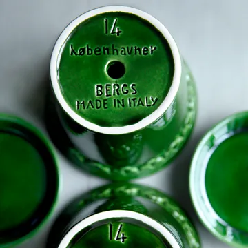 코펜하겐 유광 토분 - Emerald Green, Ø16 cm - Bergs Potter | 베르그 포터