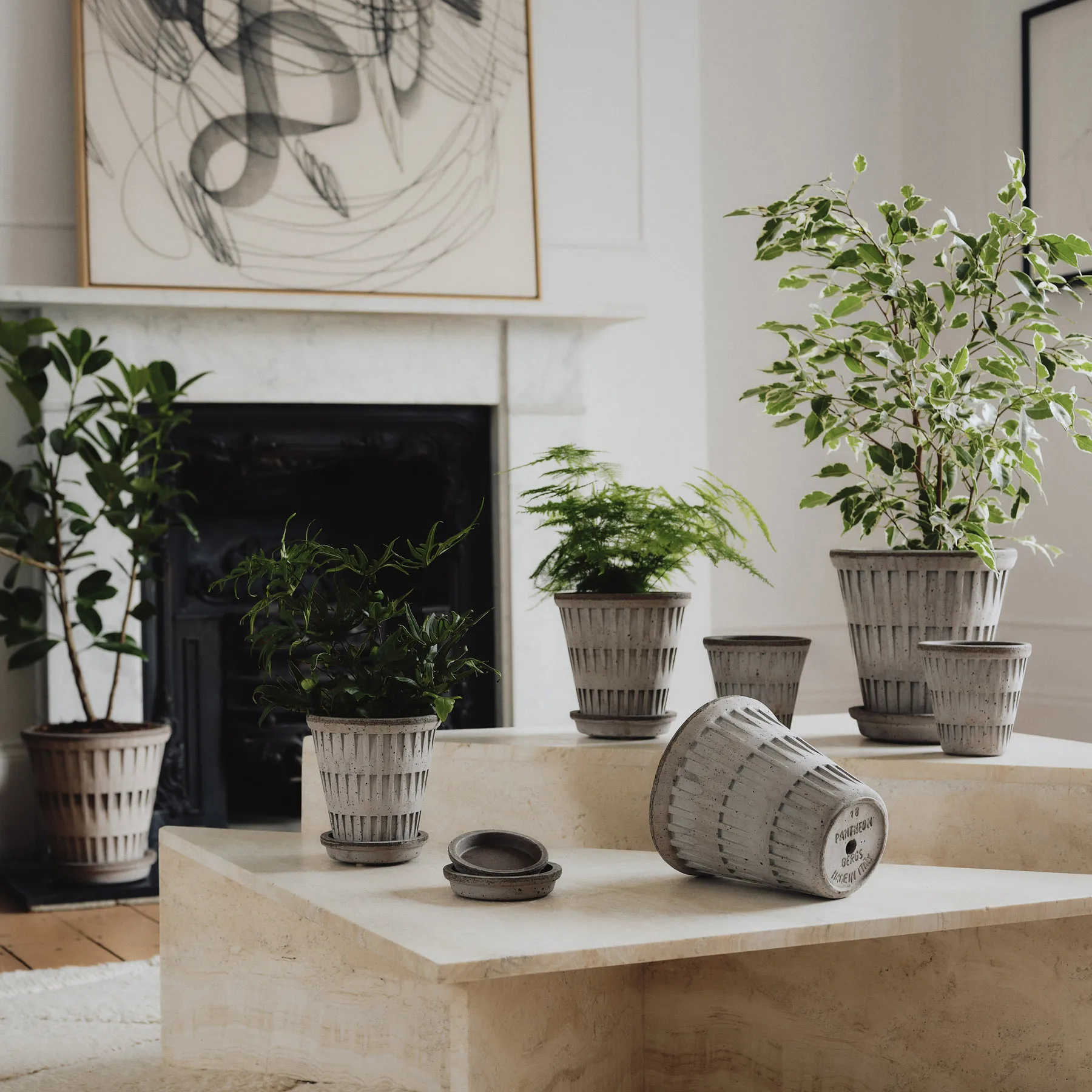 판테온 로우 토분, Grey, Ø14 cm Bergs Potter | 베르그 포터