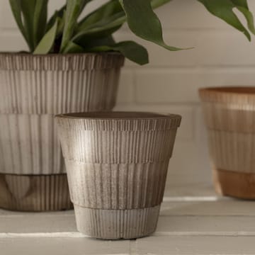 아틀라스 로우 팟 - Grey, Ø14 cm - Bergs Potter | 베르그 포터