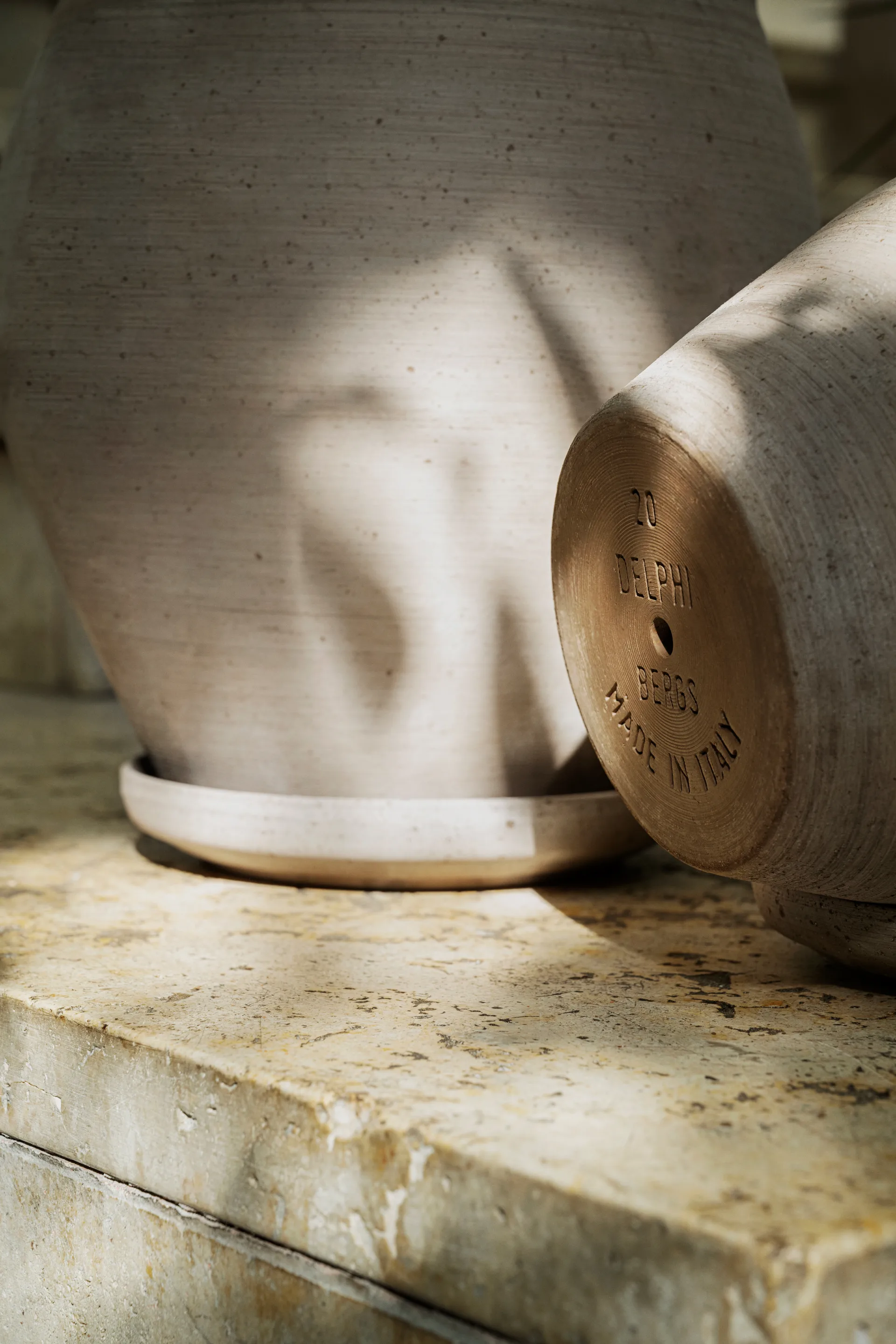 델피 플라워팟(받침 포함), Grey, Ø20 cm Bergs Potter | 베르그 포터