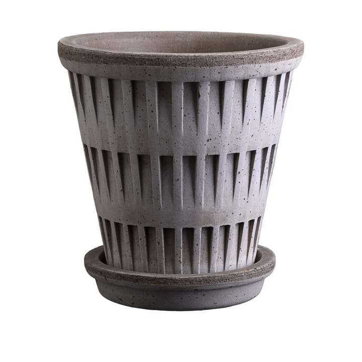 판테온 로우 팟 - Grey, Ø25 cm - Bergs Potter | 베르그 포터