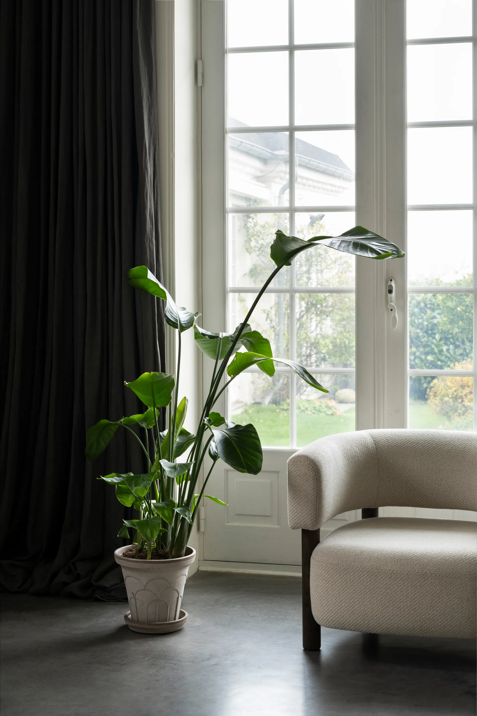 플뢰르 플라워팟(받침 포함), Grey, Ø25 cm Bergs Potter | 베르그 포터