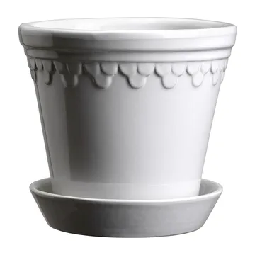 코펜하겐 유광 토분 - Mineral White, Ø18 cm - Bergs Potter | 베르그 포터