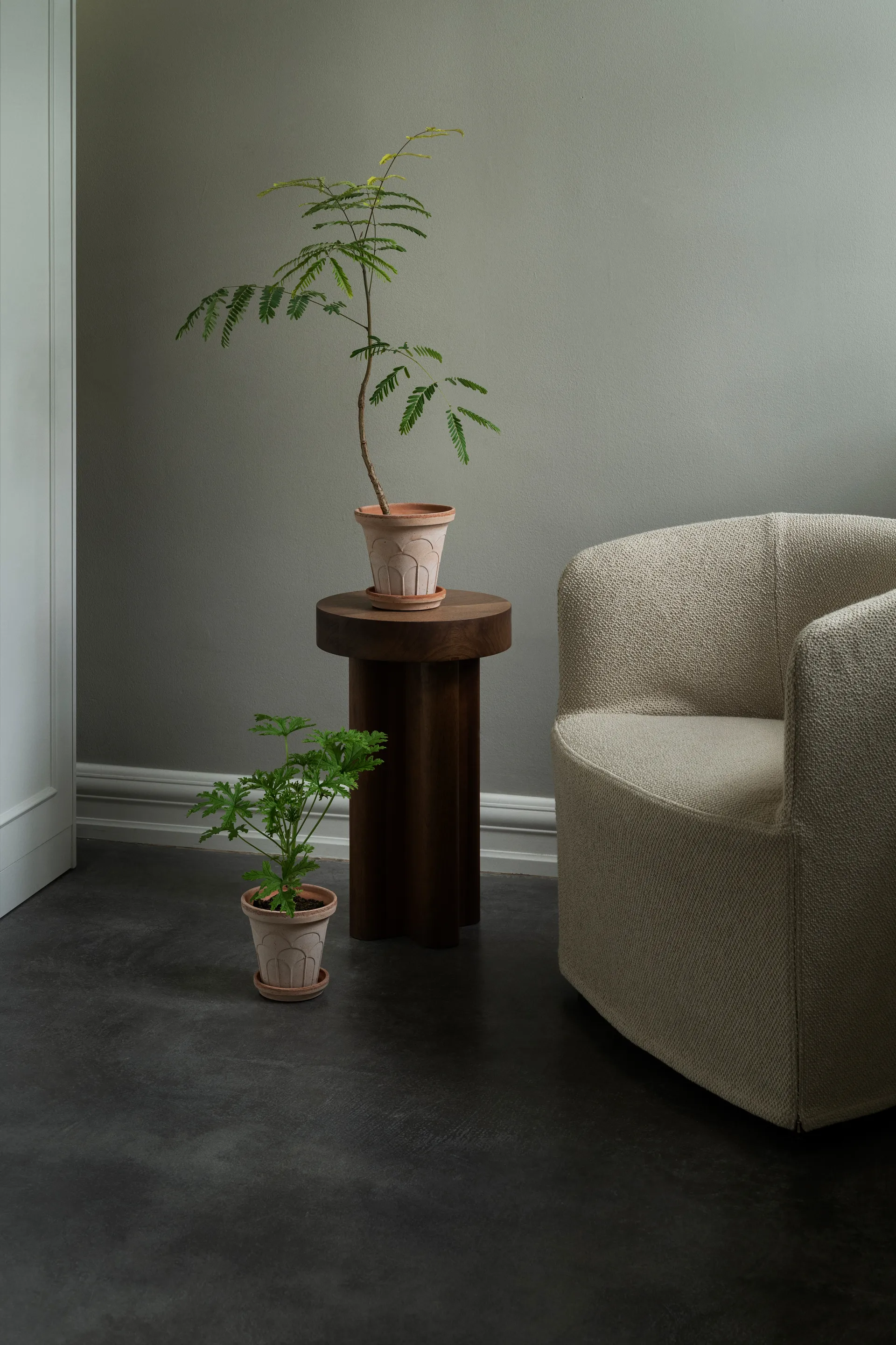 플뢰르 플라워팟(받침 포함), Pink, Ø14 m Bergs Potter | 베르그 포터