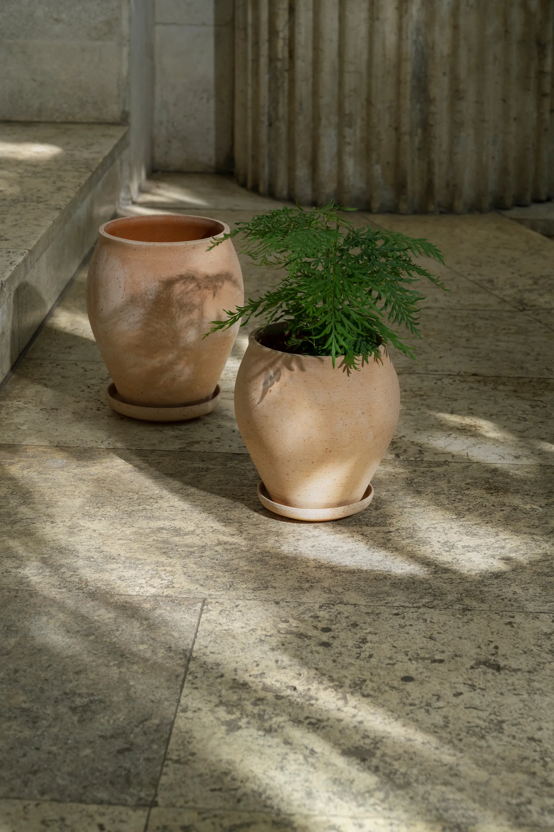 델피 플라워팟(받침 포함), Pink, Ø22 cm, tall Bergs Potter | 베르그 포터