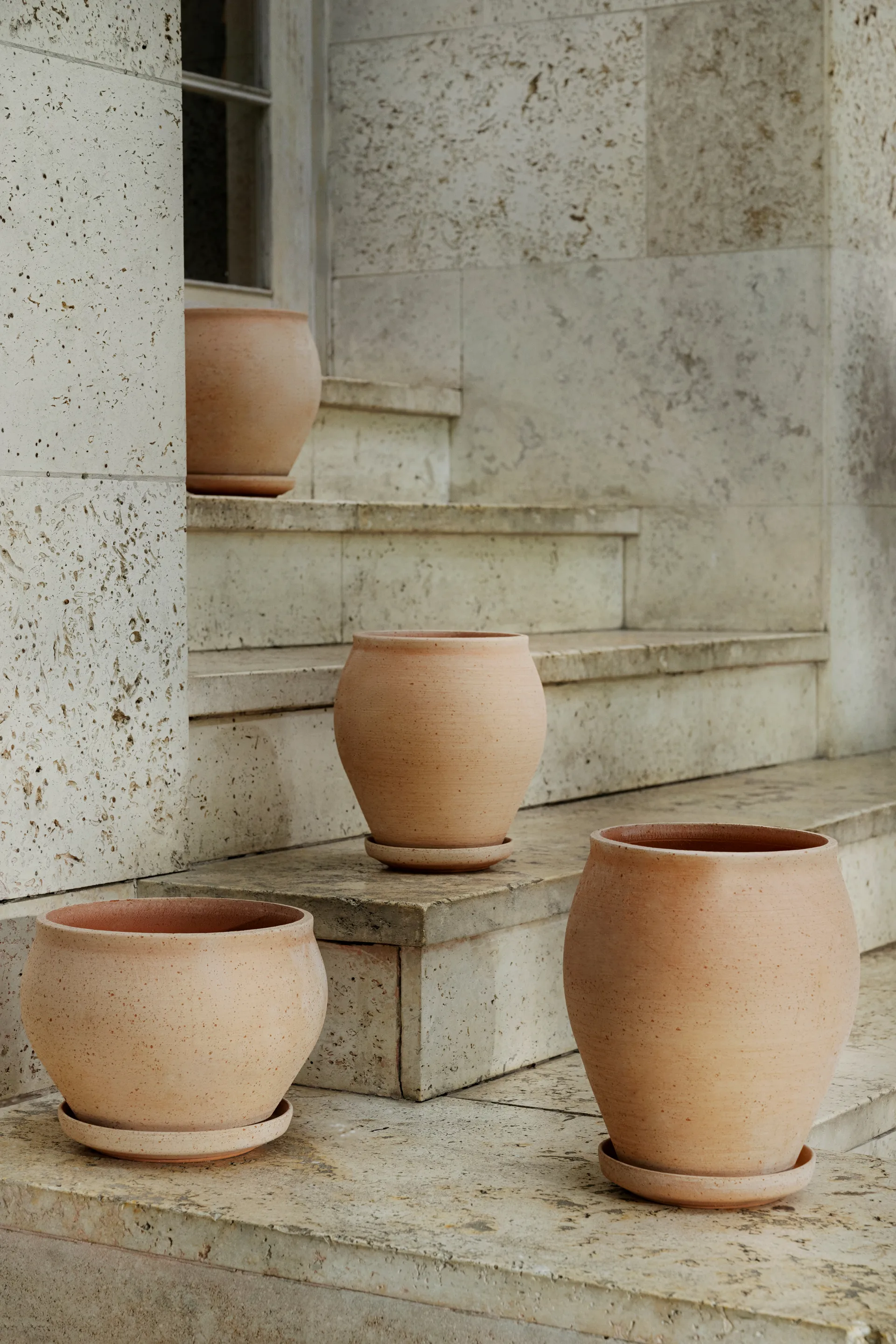 델피 플라워팟(받침 포함), Pink, Ø22 cm, tall Bergs Potter | 베르그 포터