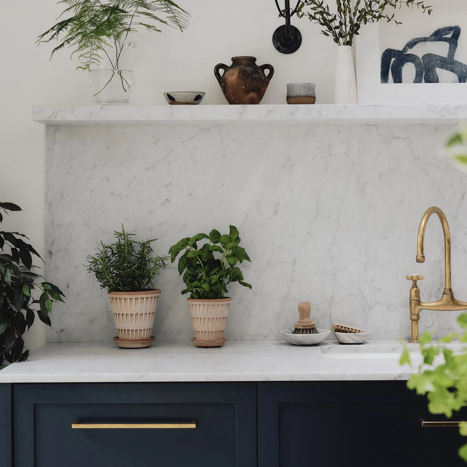 판테온 로우 토분, Rosa, Ø14 cm Bergs Potter | 베르그 포터