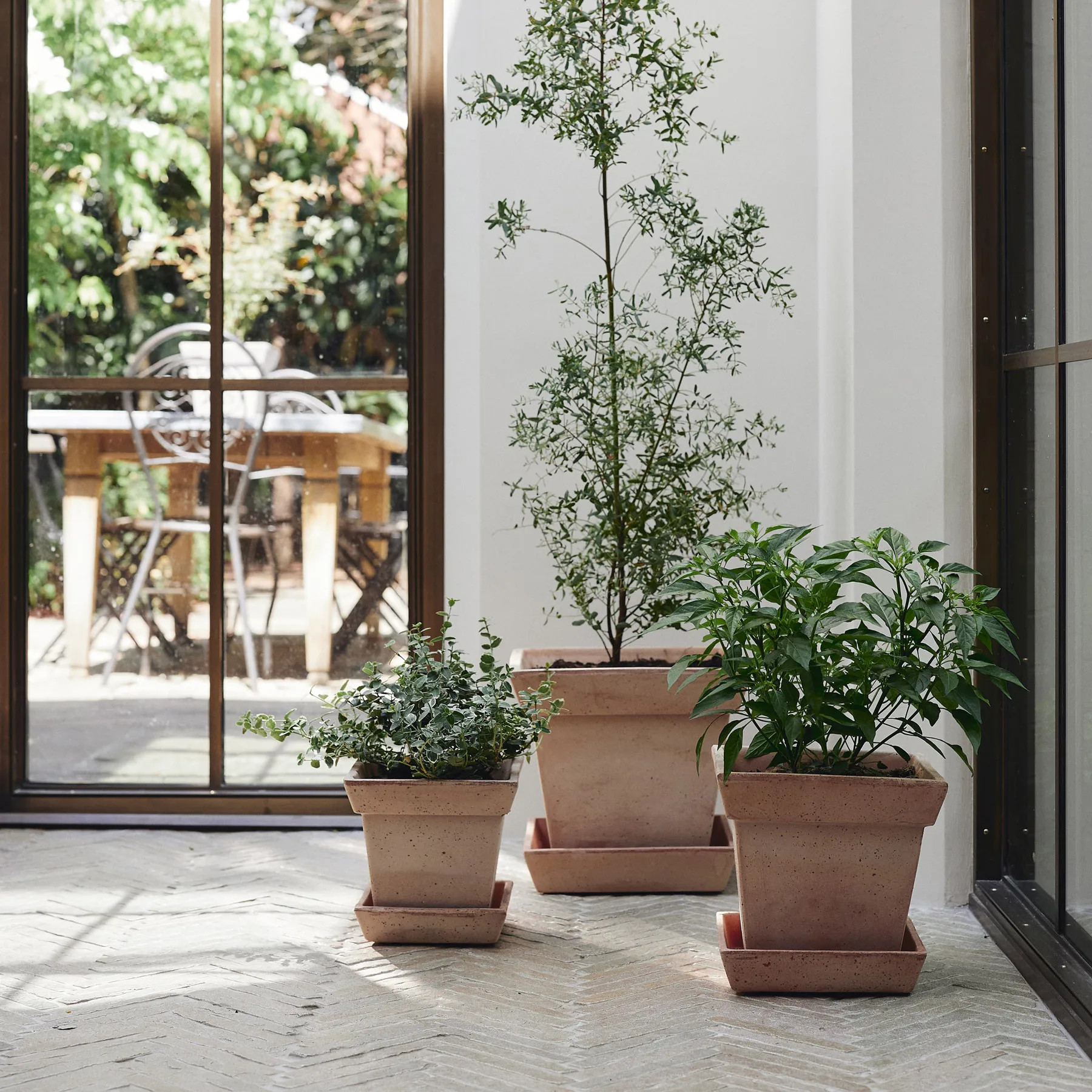 가이아 로우 토분, Rosa, Ø21 cm Bergs Potter | 베르그 포터