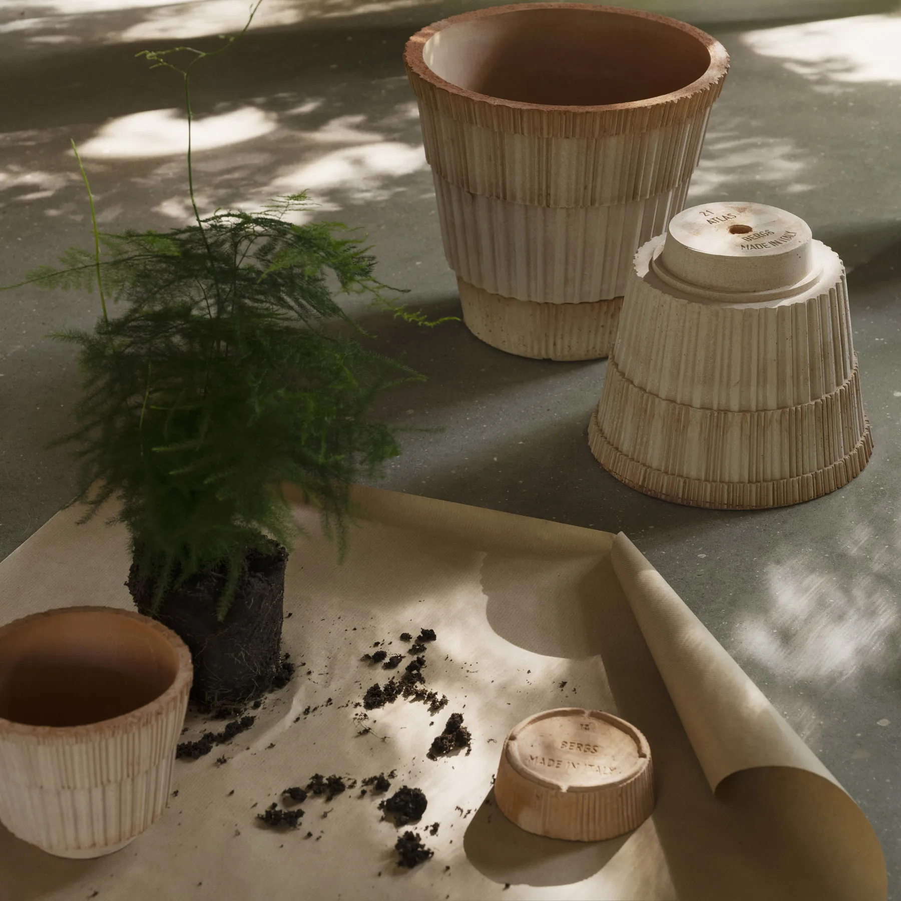 아틀라스 로우 토분, Rosa, Ø25 cm Bergs Potter | 베르그 포터