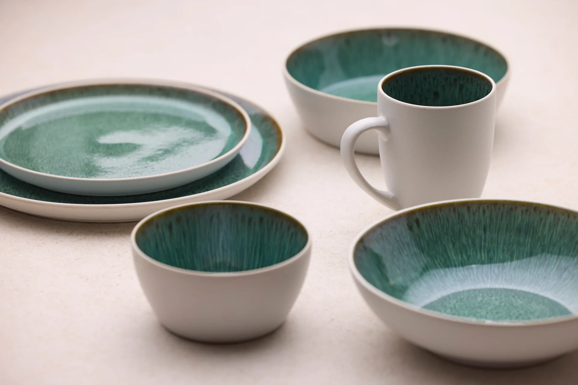 비츠 보울 가스트로 Ø12 cm, White-green Bitz | 비츠