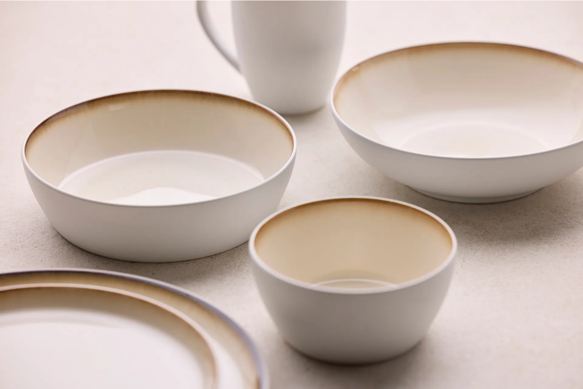 비츠 수프 보울 Ø18 cm, White-cream white Bitz | 비츠