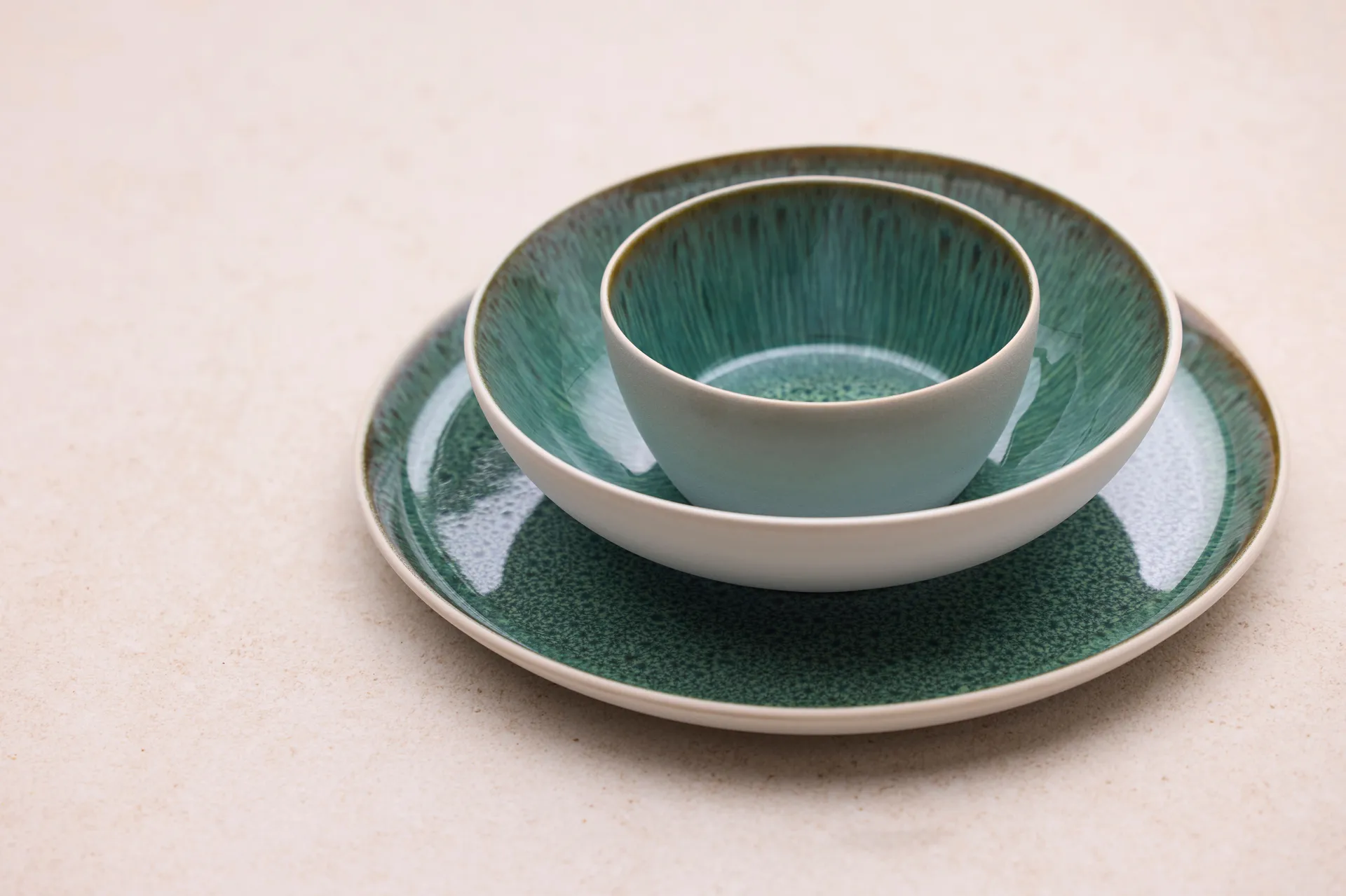 비츠 파스타 보울 가스트로 Ø20 cm, White-green Bitz | 비츠