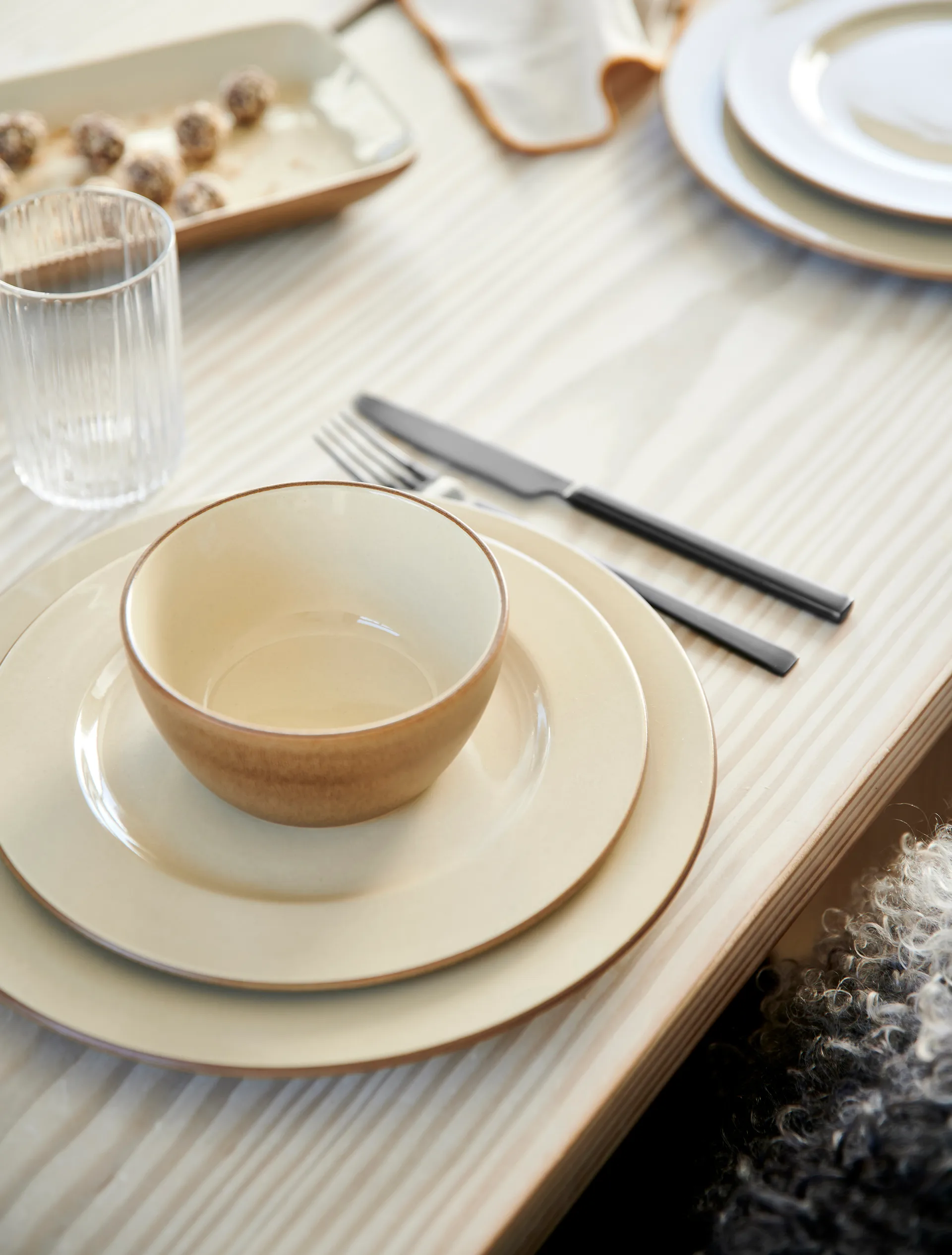 비츠 우드 디저트 접시 Ø22 cm, Wood-sand Bitz | 비츠