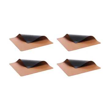 비츠 테이블매트 33x46 cm 4개 세트 - Black-brown - Bitz | 비츠
