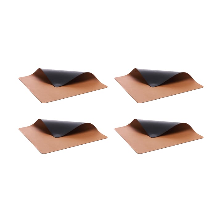 비츠 테이블매트 33x46 cm 4개 세트 - Black-brown - Bitz | 비츠
