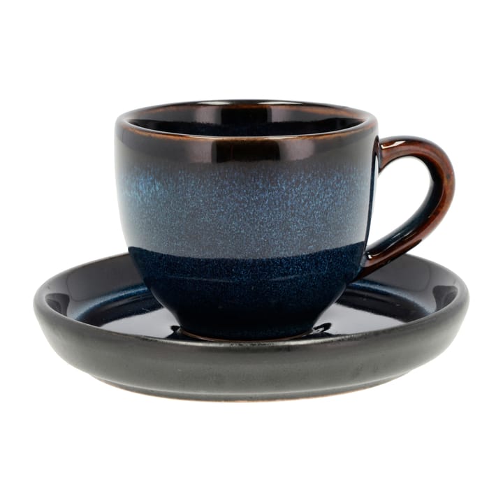 에스프레소 컵 & 소서 7 cl - Dark blue-black - Bitz | 비츠