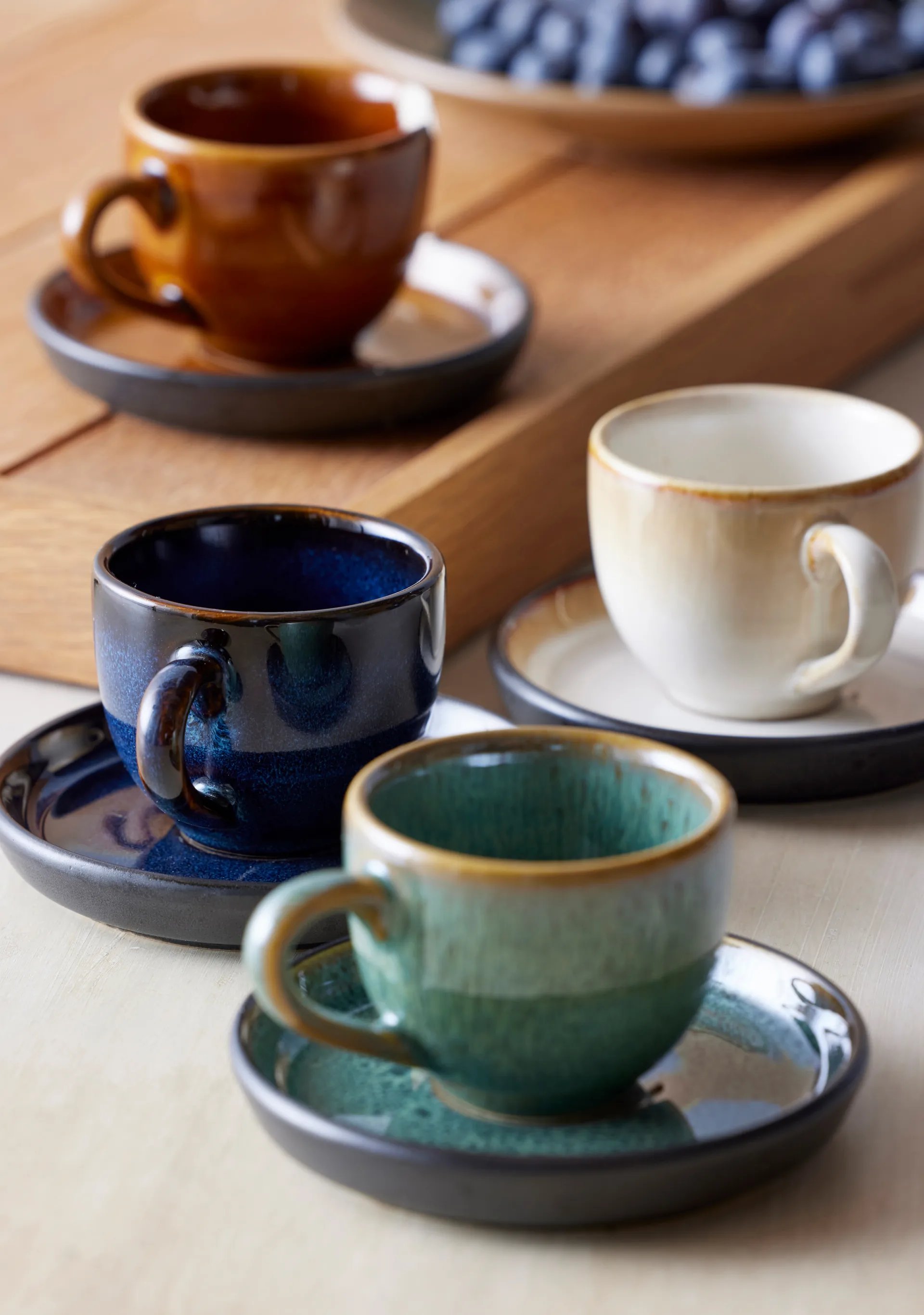 비츠 에스프레소 컵 & 소서 7 cl, Dark blue-black Bitz | 비츠