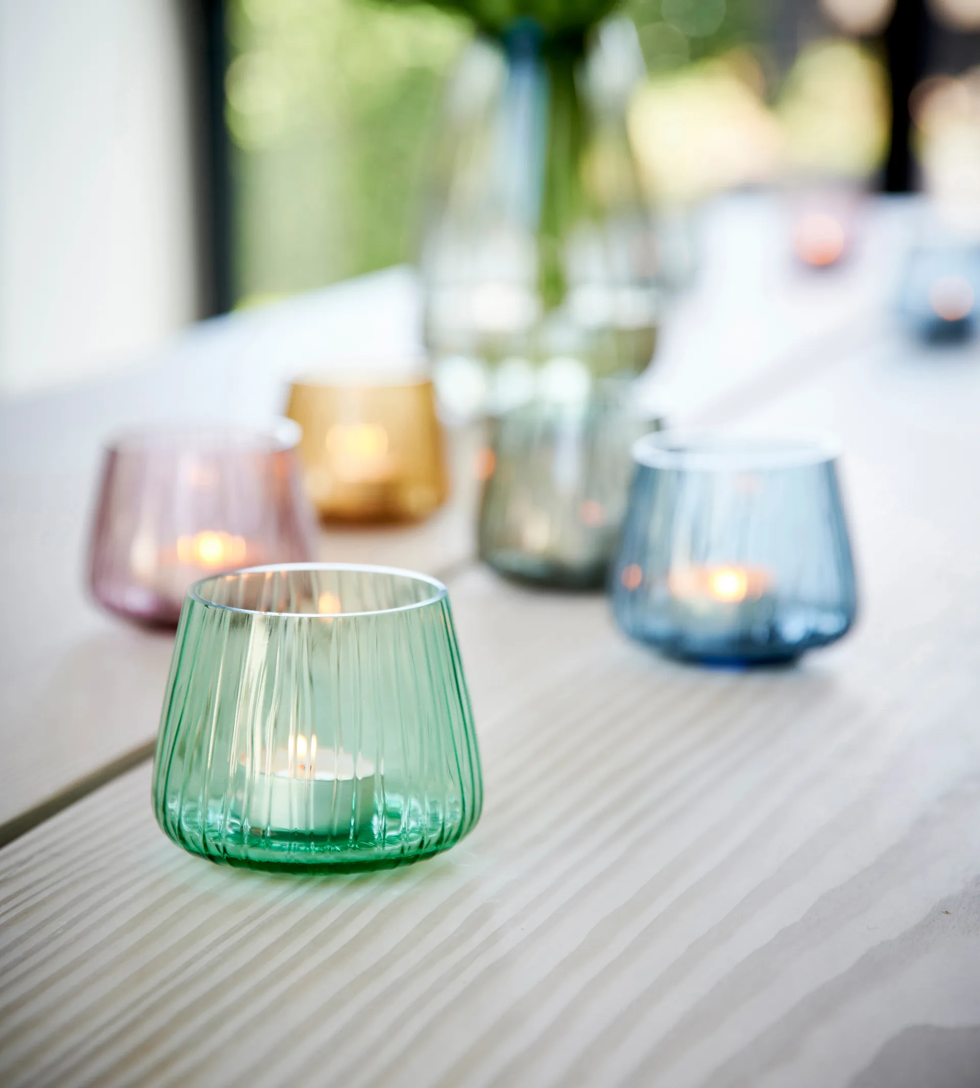 쿠신타 티 라이트 홀더 7.5 cm 2개 세트, Amber Bitz | 비츠